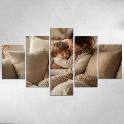 Cocoon Of Comfort A Mothers Safe Haven Custom Paintings Frame