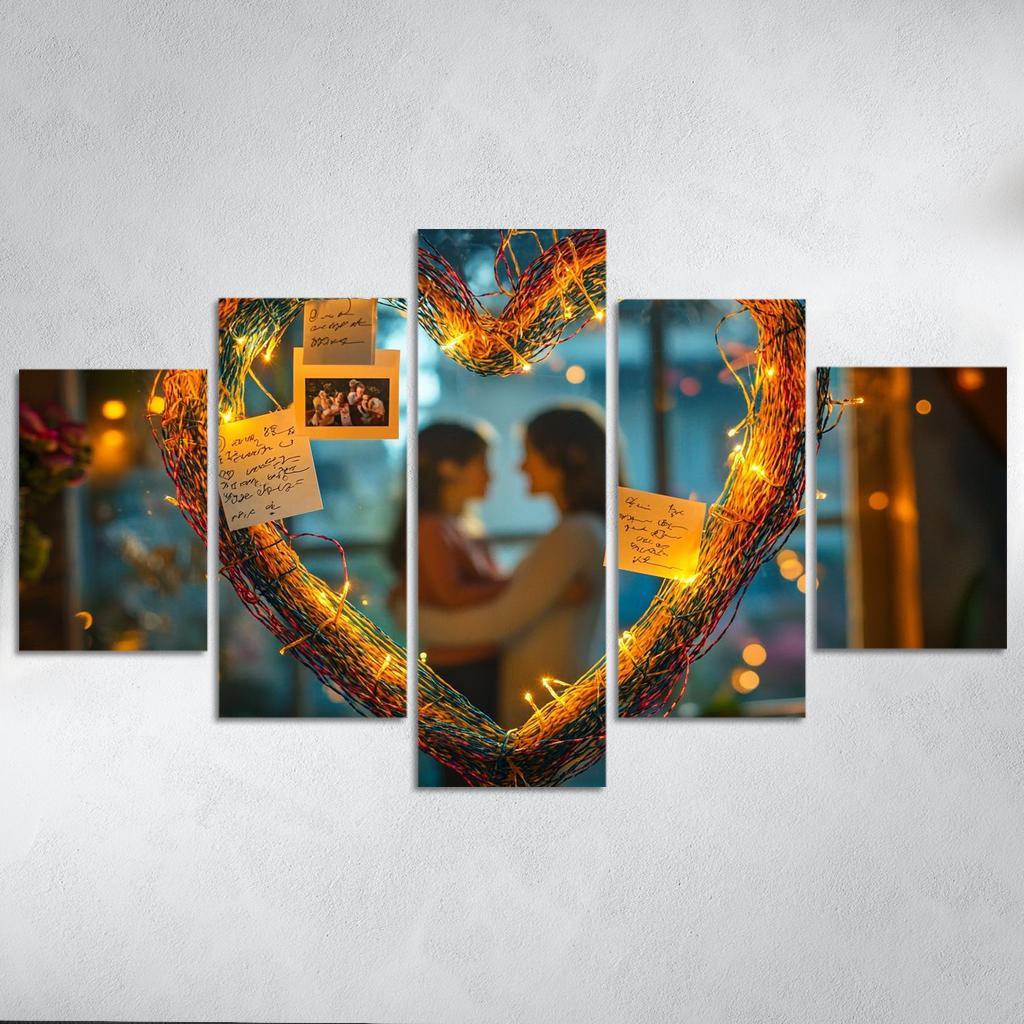 Heartstrings The Unbreakable Bond Canvas Paintings Frame