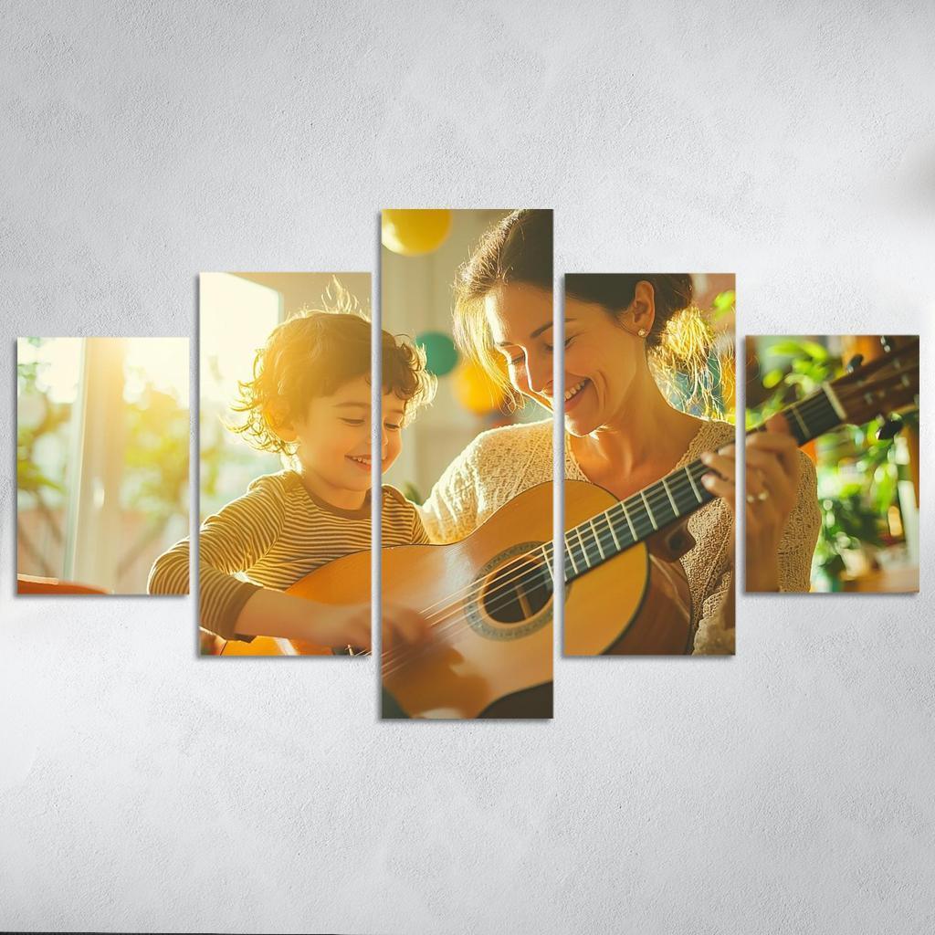 The Symphony Of Love A Mothers Heartfelt Melodies Custom Paintings Frame