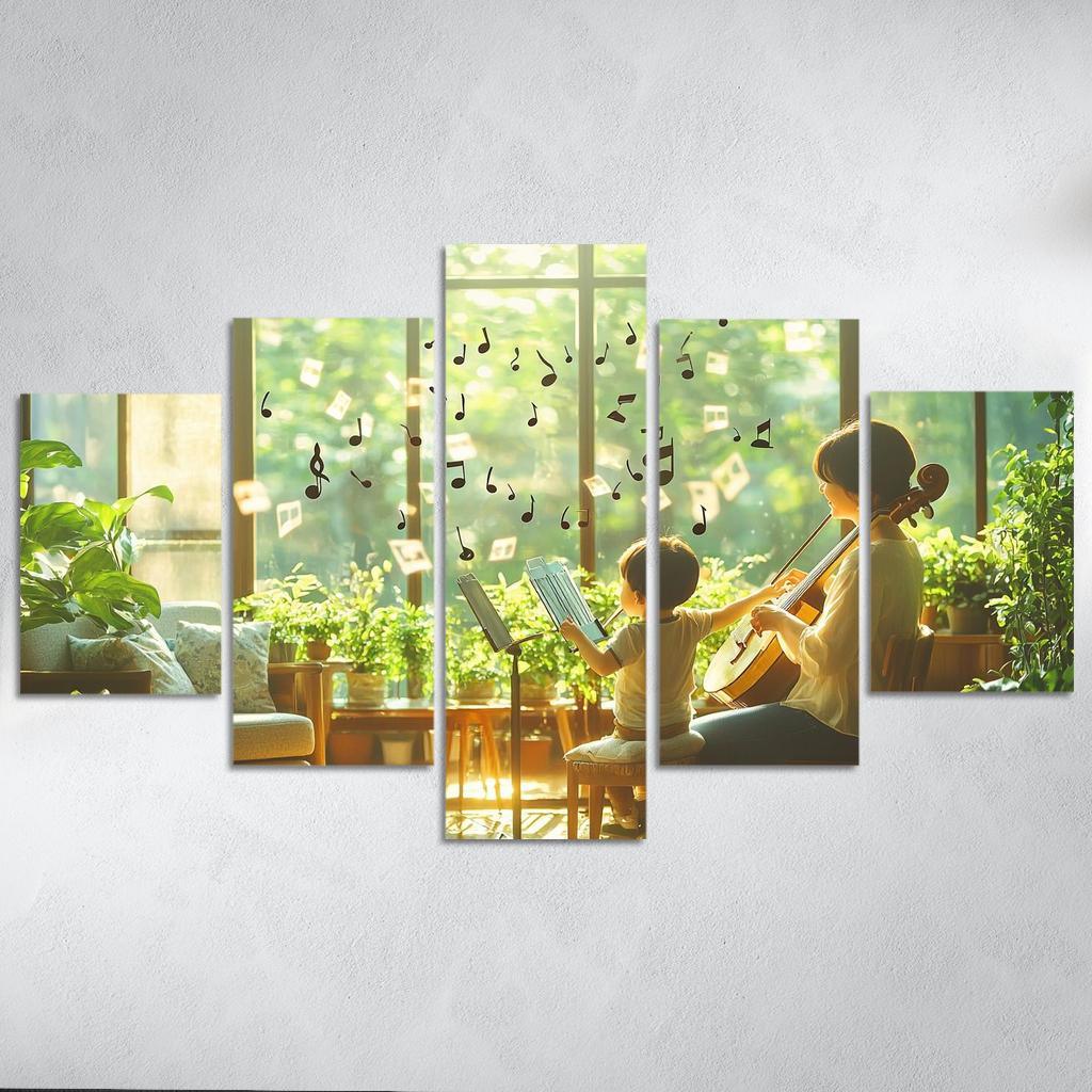 A Symphony Of Emotions The Soundtrack Of Motherhood Custom Paintings Frame