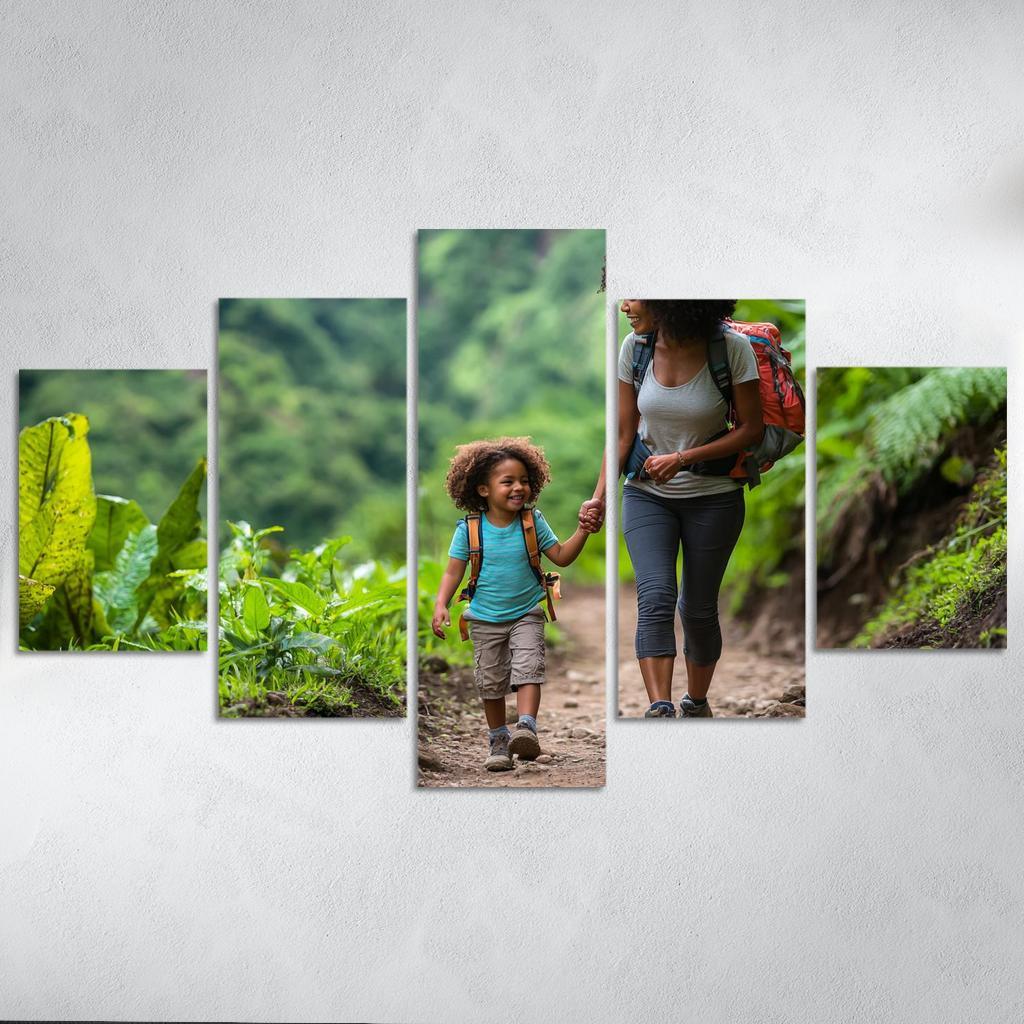 The Journey Of Love A Mothers Unwavering Support Canvas Paintings Frame