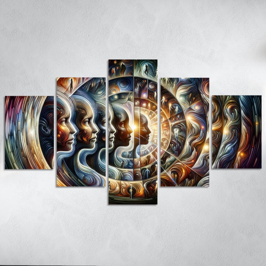 Infinite Echoes Of Self Premium Artwork Frames