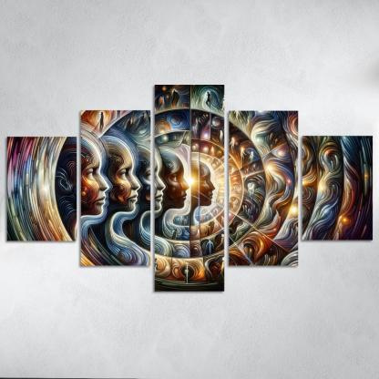 Infinite Echoes Of Self Premium Artwork Frames