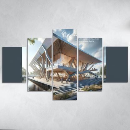 The Resilient Pavilion Custom Paintings Frame