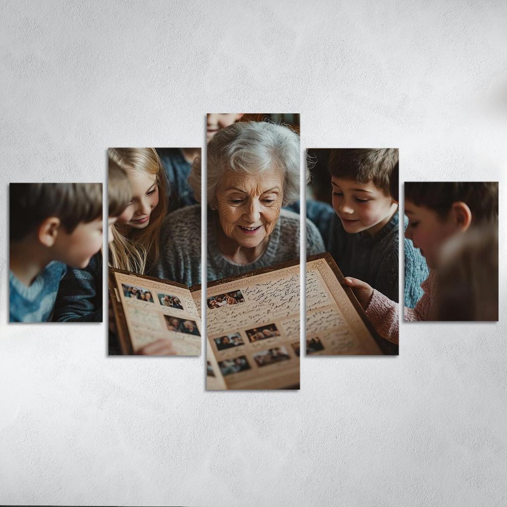 In Her Heart A Mother's Legacy Of Love Modern Paintings Frame