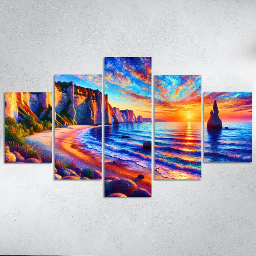 Seaside Enclave Artistic Inspiration Premium Artwork Frames