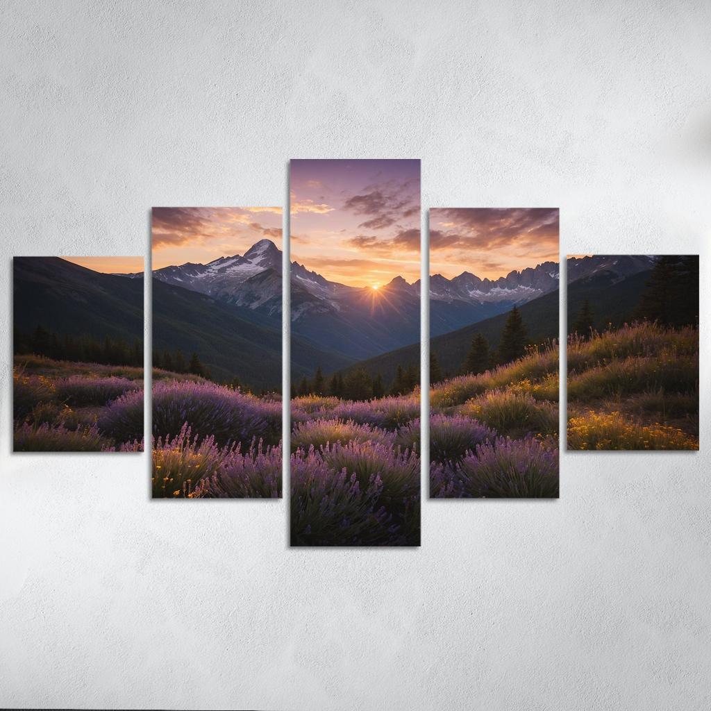 The Twilight Glow Of Serenity Mountain Art Trends