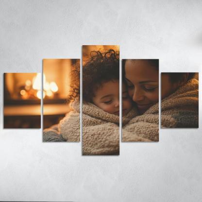 Cocooned In Love A Mothers Warmth Custom Paintings Frame