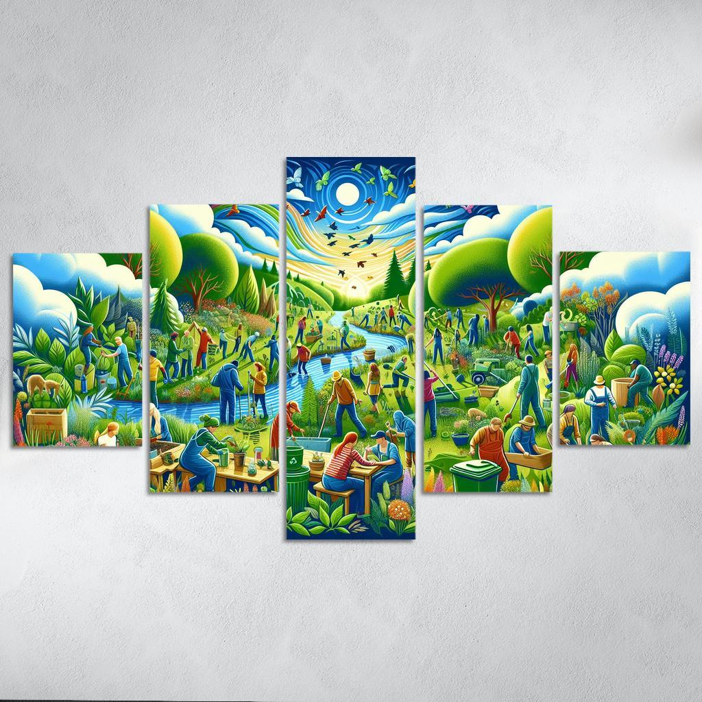 Sustainable Development Creating A Better Future Art Trends