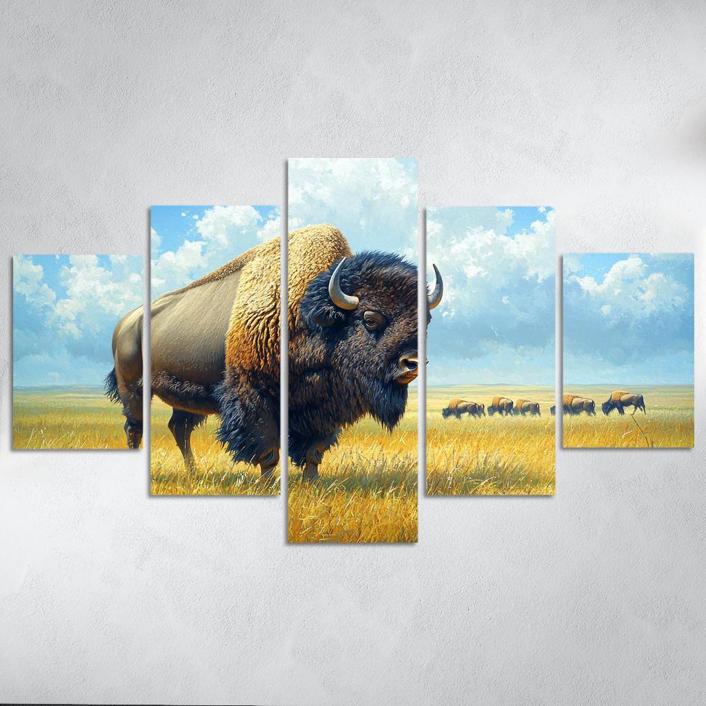 The Mighty Bison The American Icon Art Trends