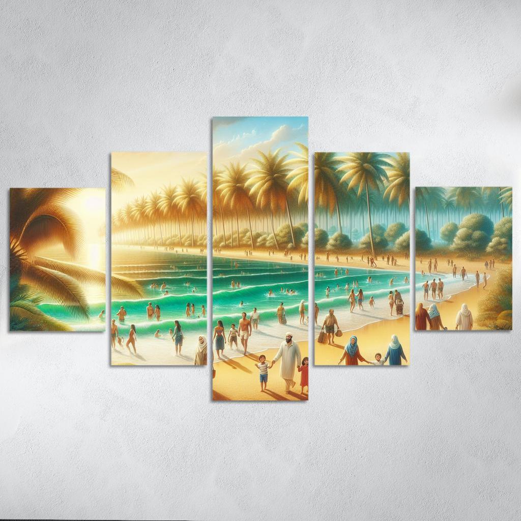 Elysian Fields Beach Custom Paintings Frame