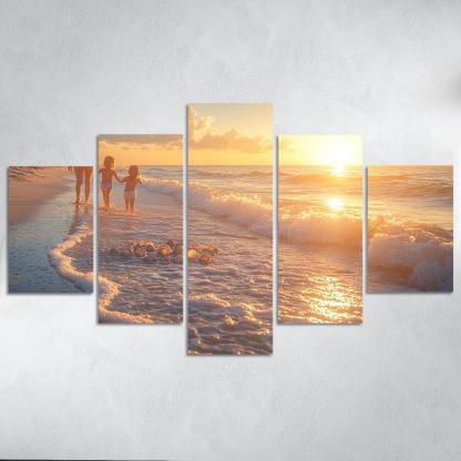 Waves Of Love The Depth Of Motherhood Custom Paintings Frame