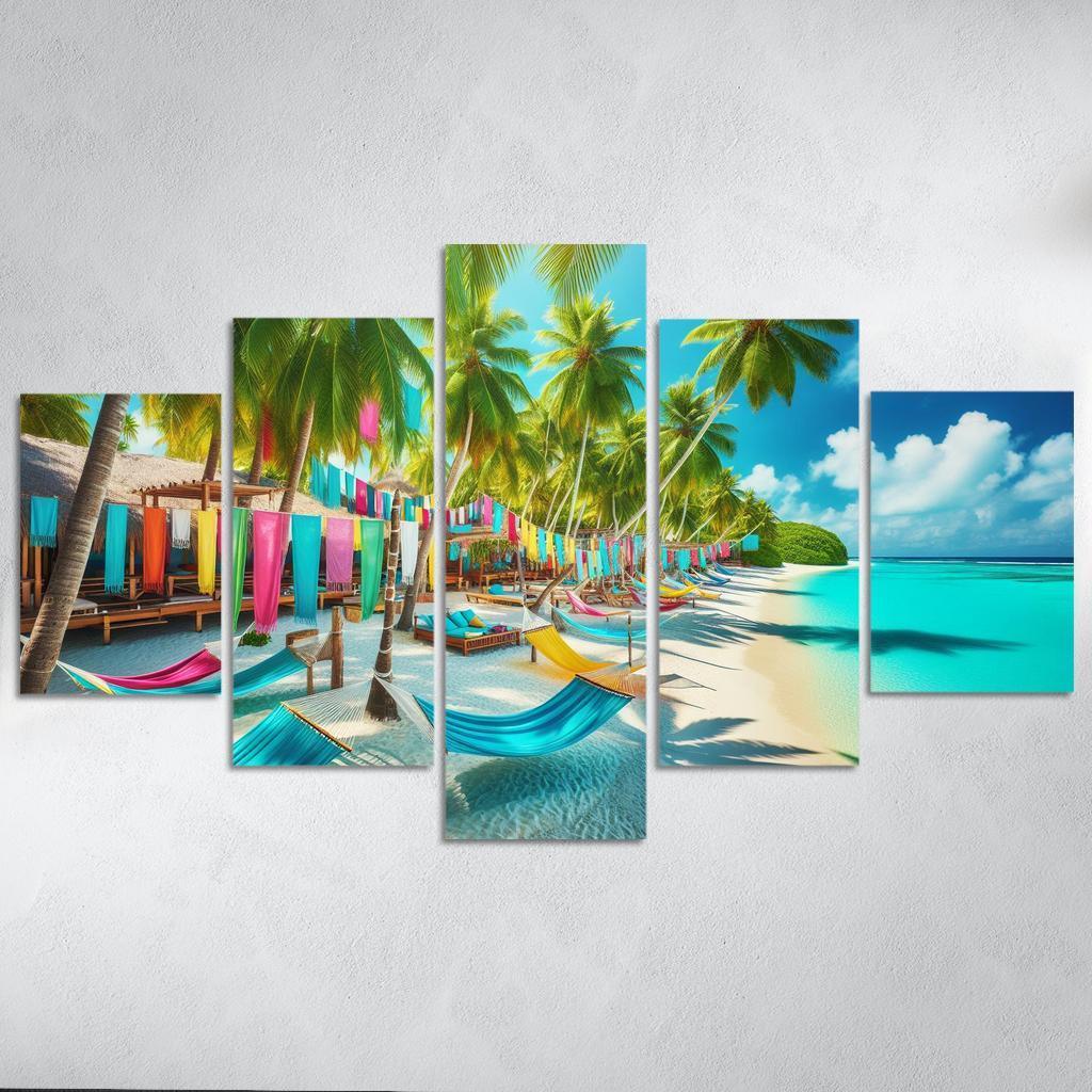 Tropical Escape Beach Premium Artwork Frames