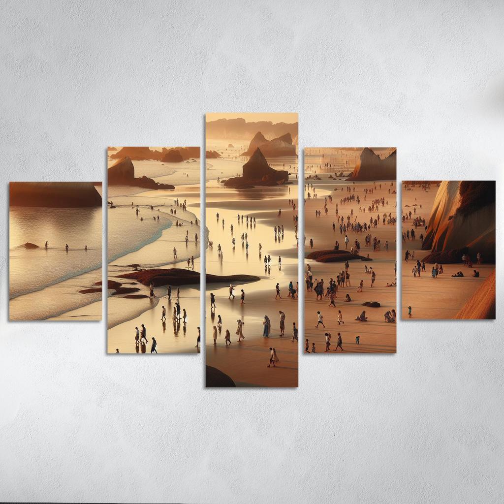 Wanderlust Beach Path Of Discovery Multi-panel Paintings