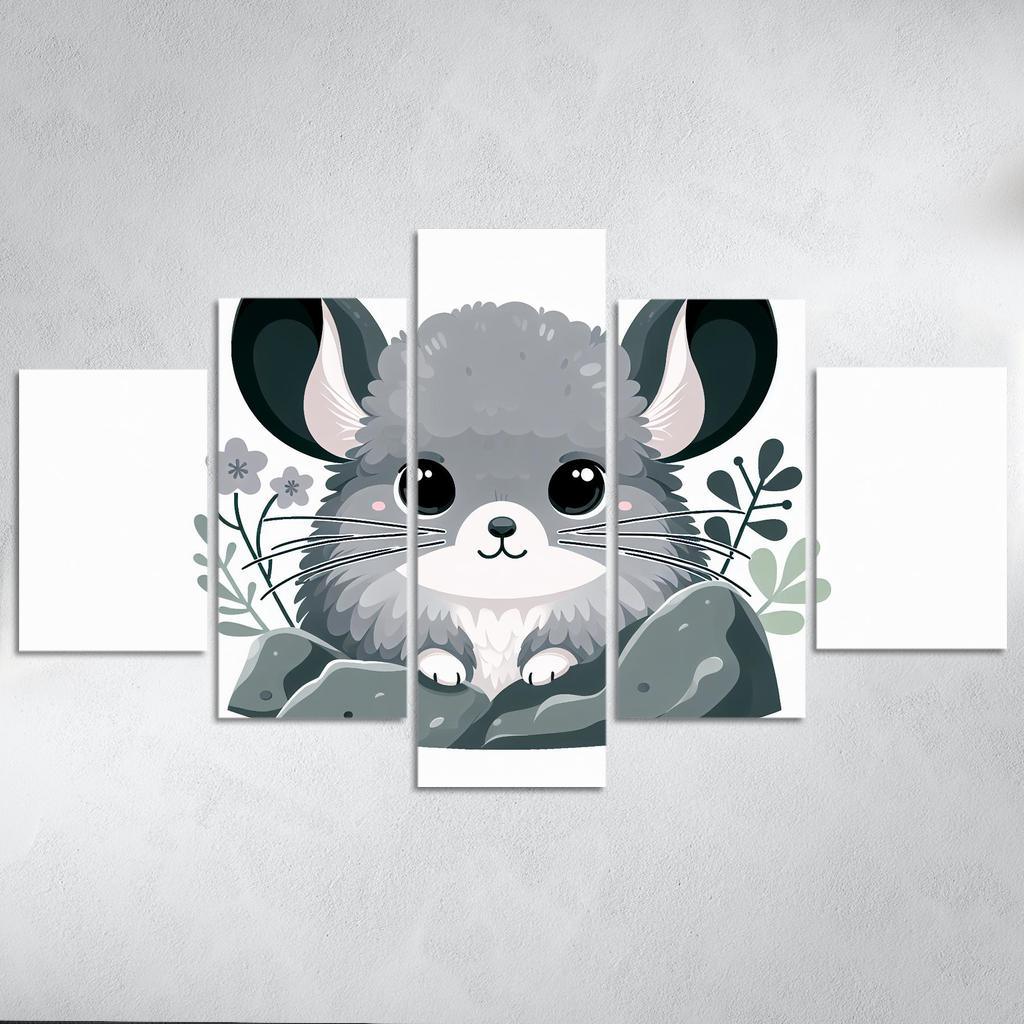 Charming Chinchilla Modern Paintings Frame