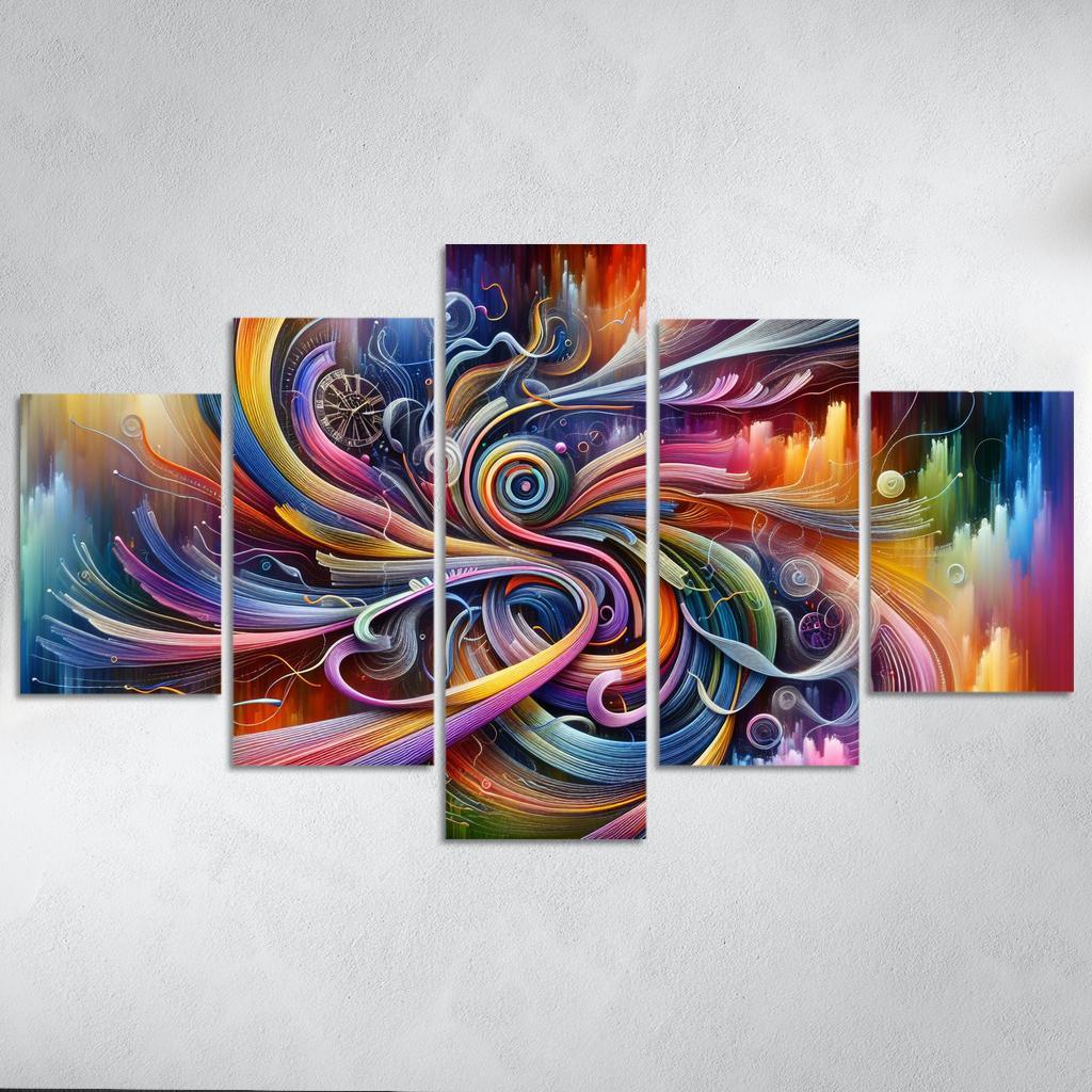 Temporal Whispers Of Existence Premium Artwork Frames