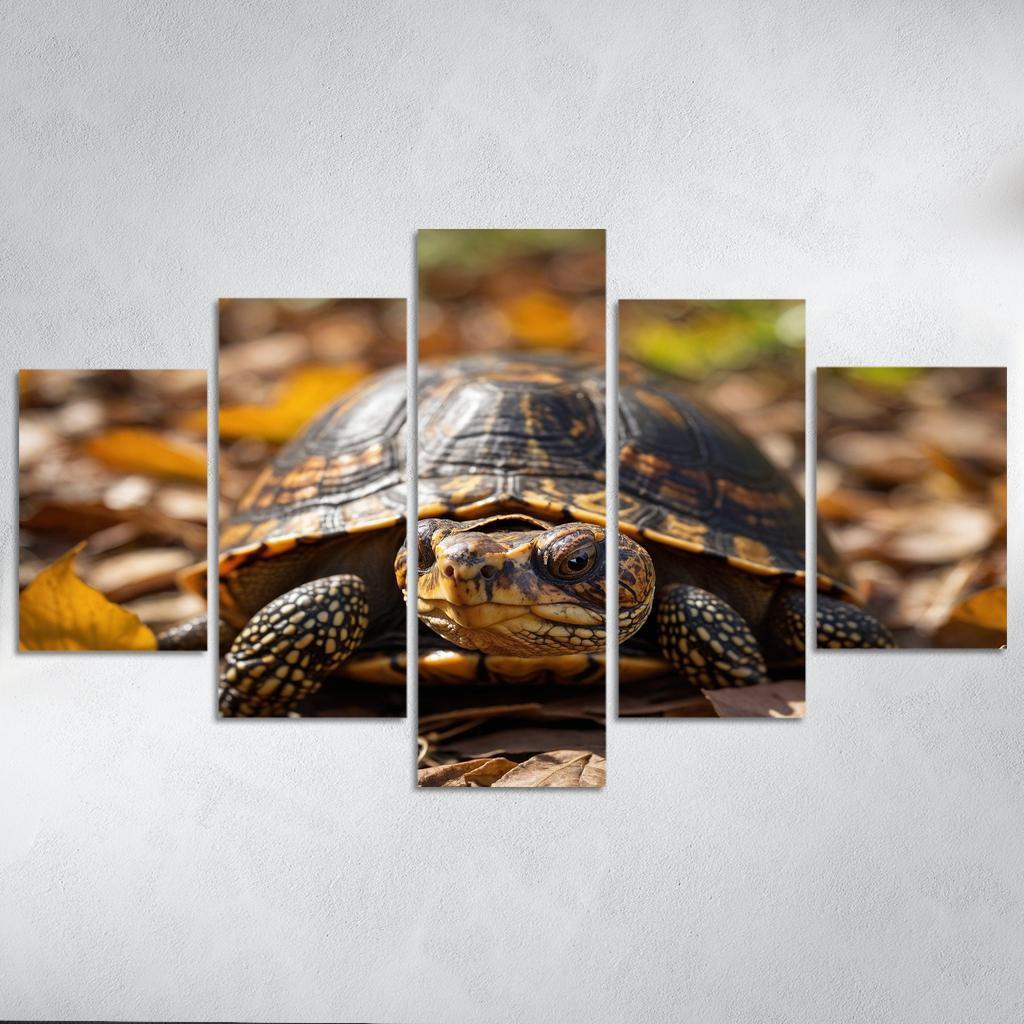 The Elegant Swallowtail Butterfly In A Wildflower Meadow Framed Paintings