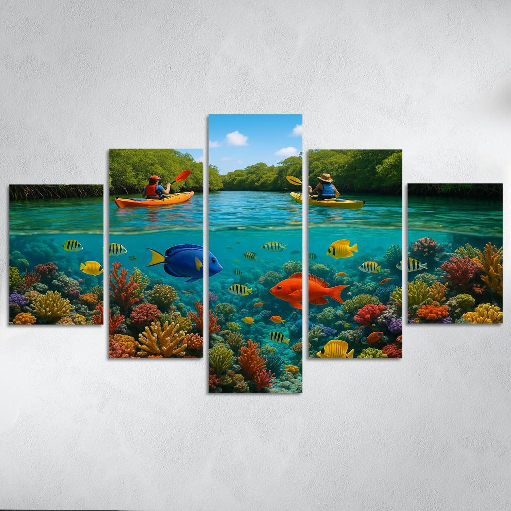 Coral Bay Adventure And Eco-tourism Custom Paintings Frame