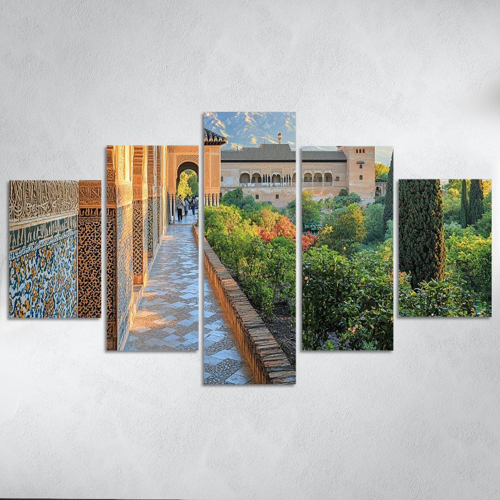 Alhambra Abstract Paintings Frame