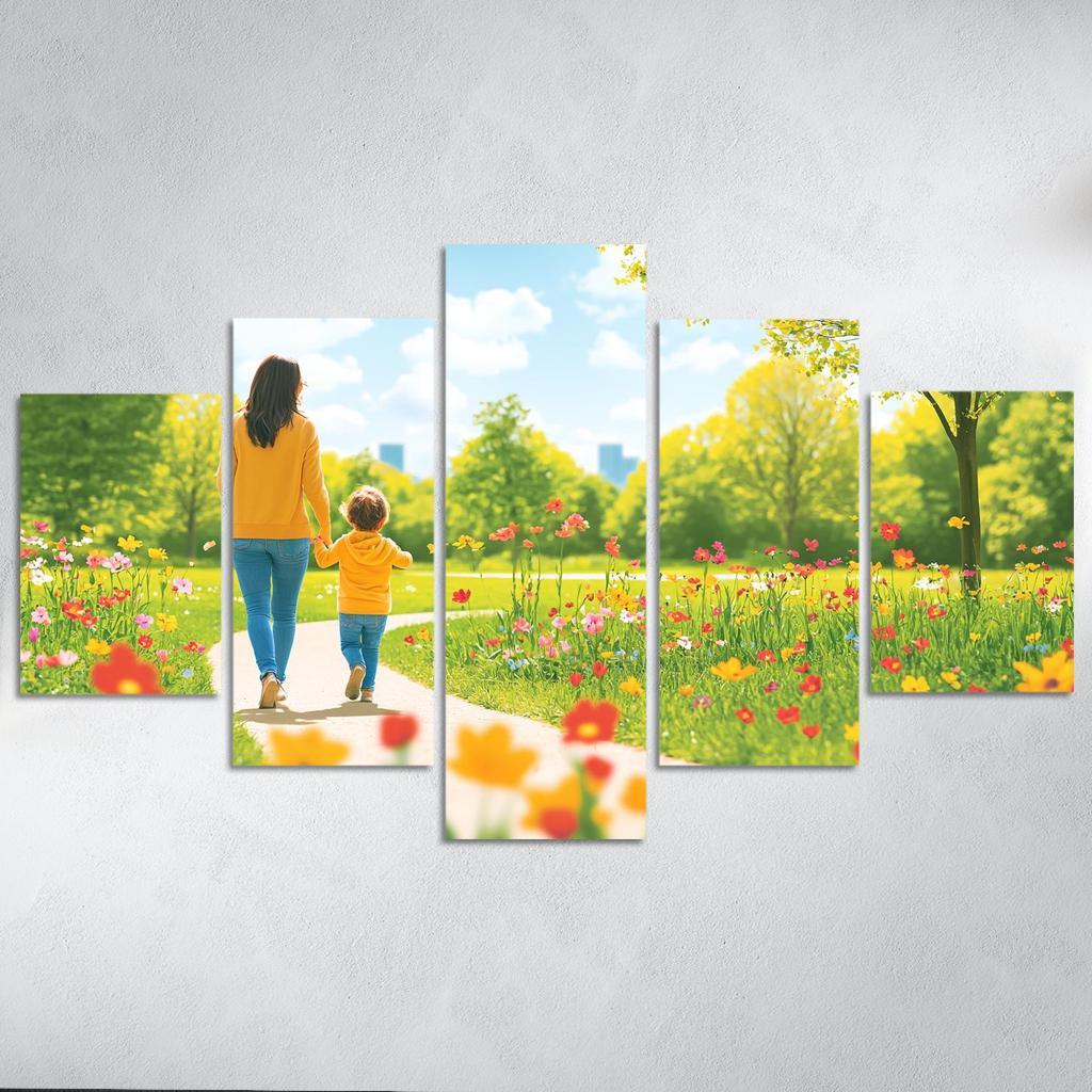 Memories In The Making A Mothers Journey Canvas Paintings Frame