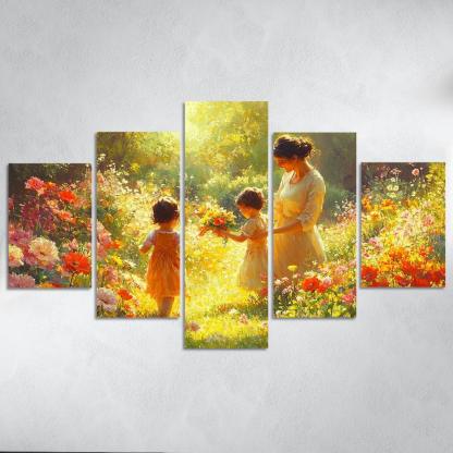 Sunshine In My Soul A Mothers Radiant Love Canvas Paintings Frame