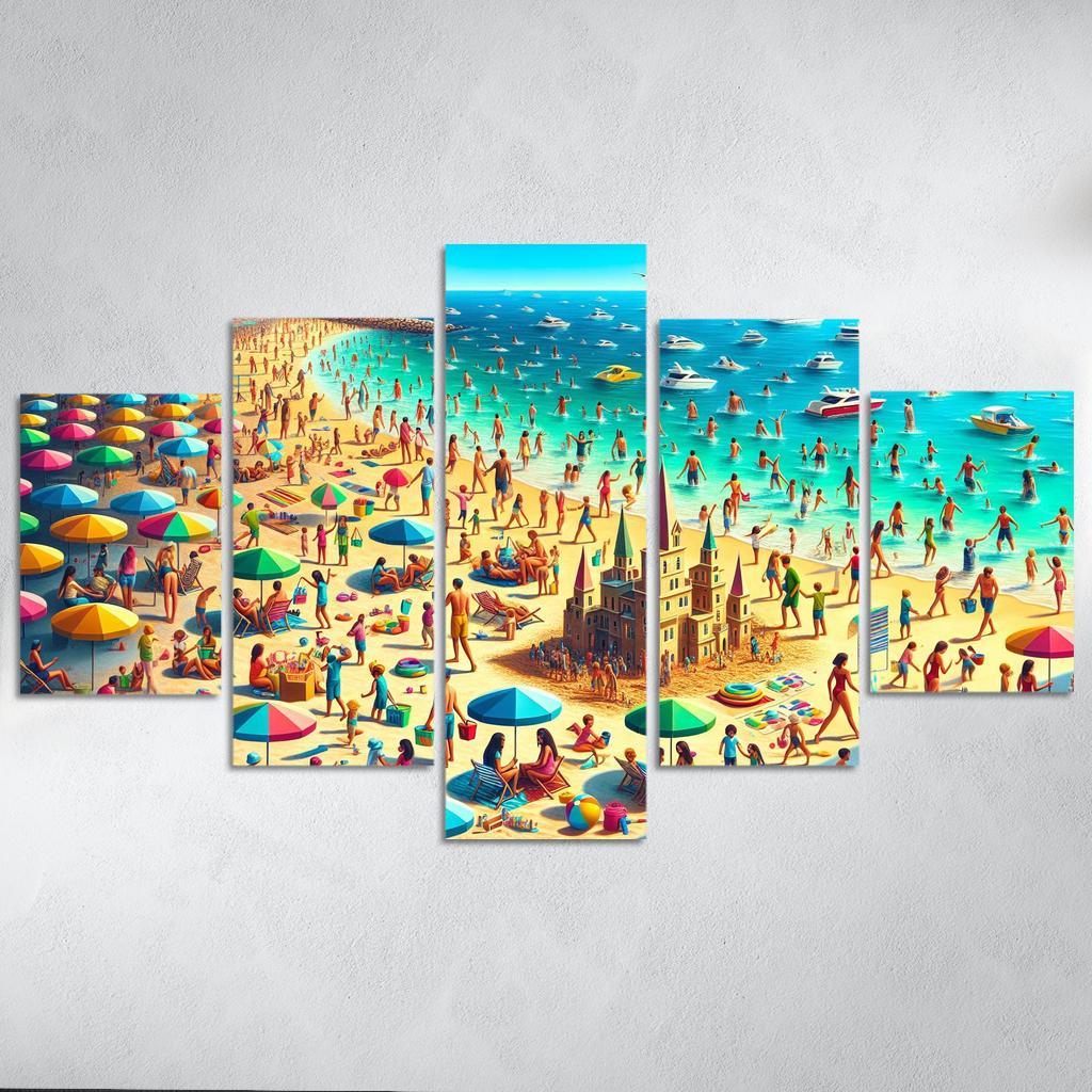Enchanted Beach Family Adventure Zone Custom Paintings Frame