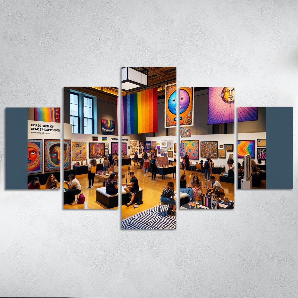 A New Dawn Art On Gender Identity And Expression Framed Paintings