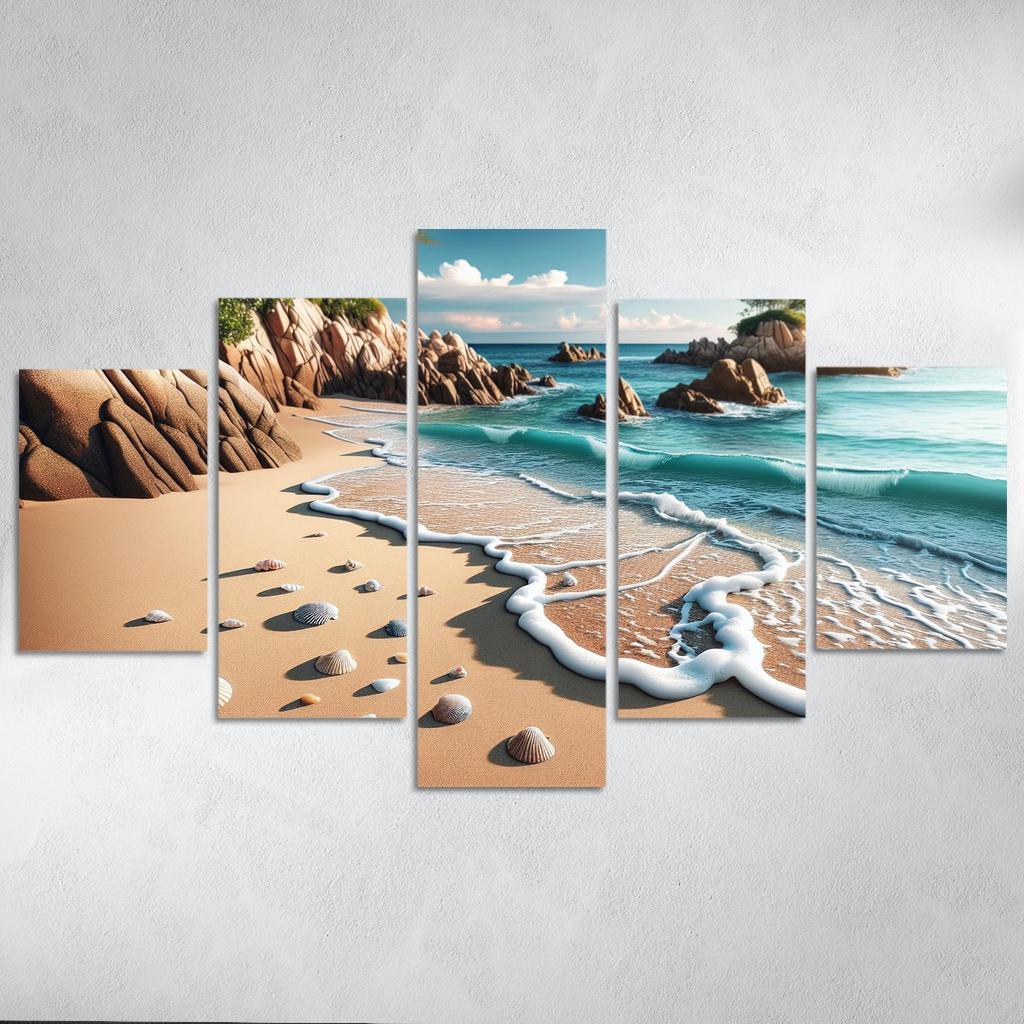 Secret Shore Off-the-beaten-path Oasis Premium Artwork Frames