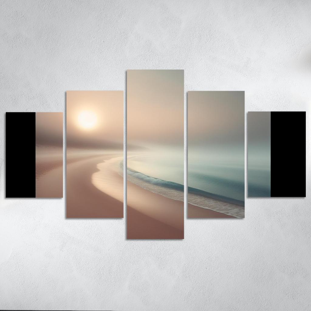 Misty Isle Beach Premium Artwork Frames