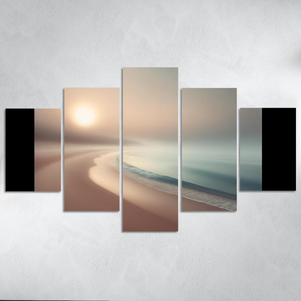 Misty Isle Beach Premium Artwork Frames