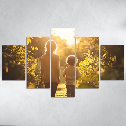Journey Of Hearts A Mothers Guiding Love Custom Paintings Frame