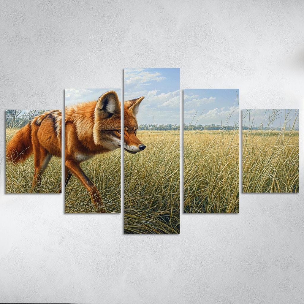 The Serene Maned Wolf The Tallest Canid Art Trends