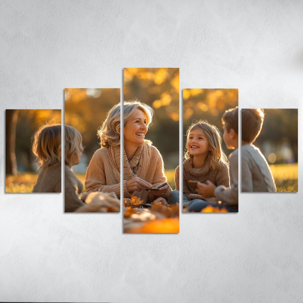 Heartstrings Of Memories A Mothers Gift Of Love Canvas Paintings Frame