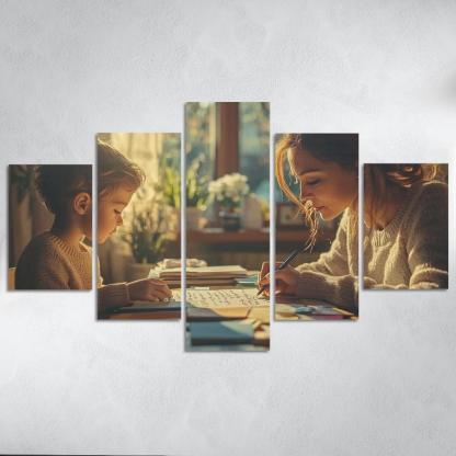 Love In Every Letter A Mothers Words Custom Paintings Frame