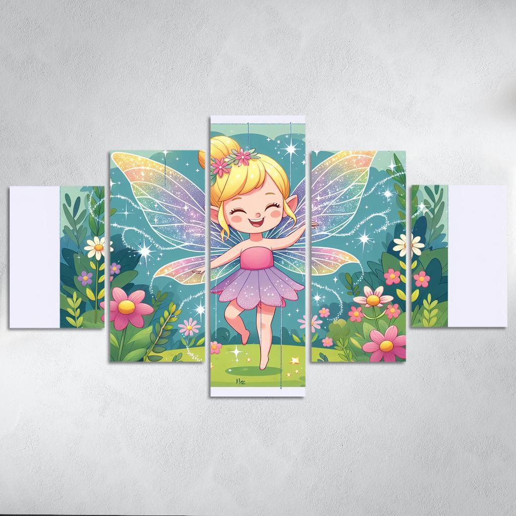 Fun Fairy - Magical Friend Framed Paintings