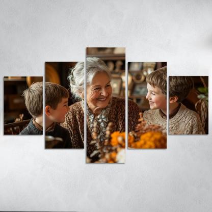 Timeless Bonds A Mothers Enduring Legacy Canvas Paintings Frame