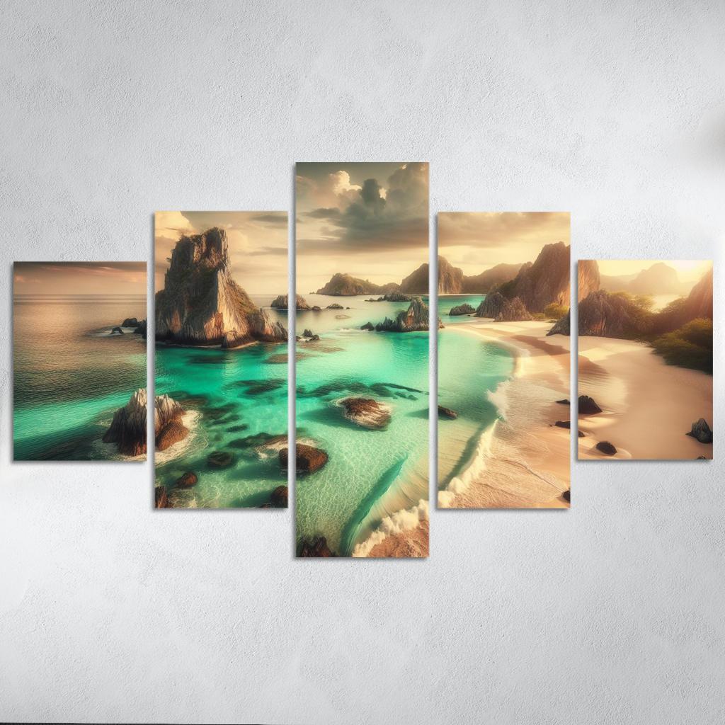 Crystal Shore An Art Lover's Escape Custom Paintings Frame