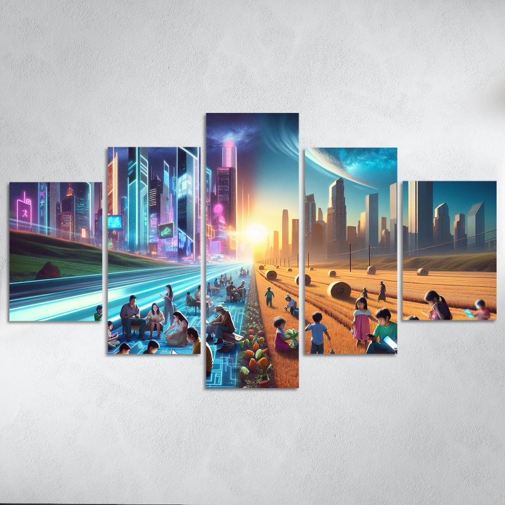 Digital Divide Bridging Access To Technology Art Trends