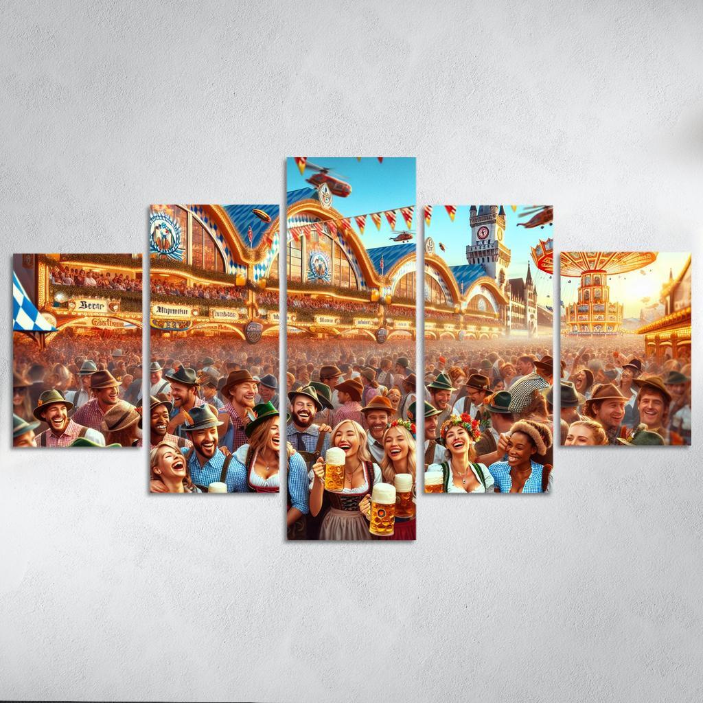 Oktoberfest - Germany Modern Paintings Frame
