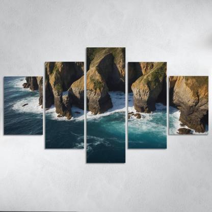 The Majestic Cliffs Of Azure Sky Art Trends