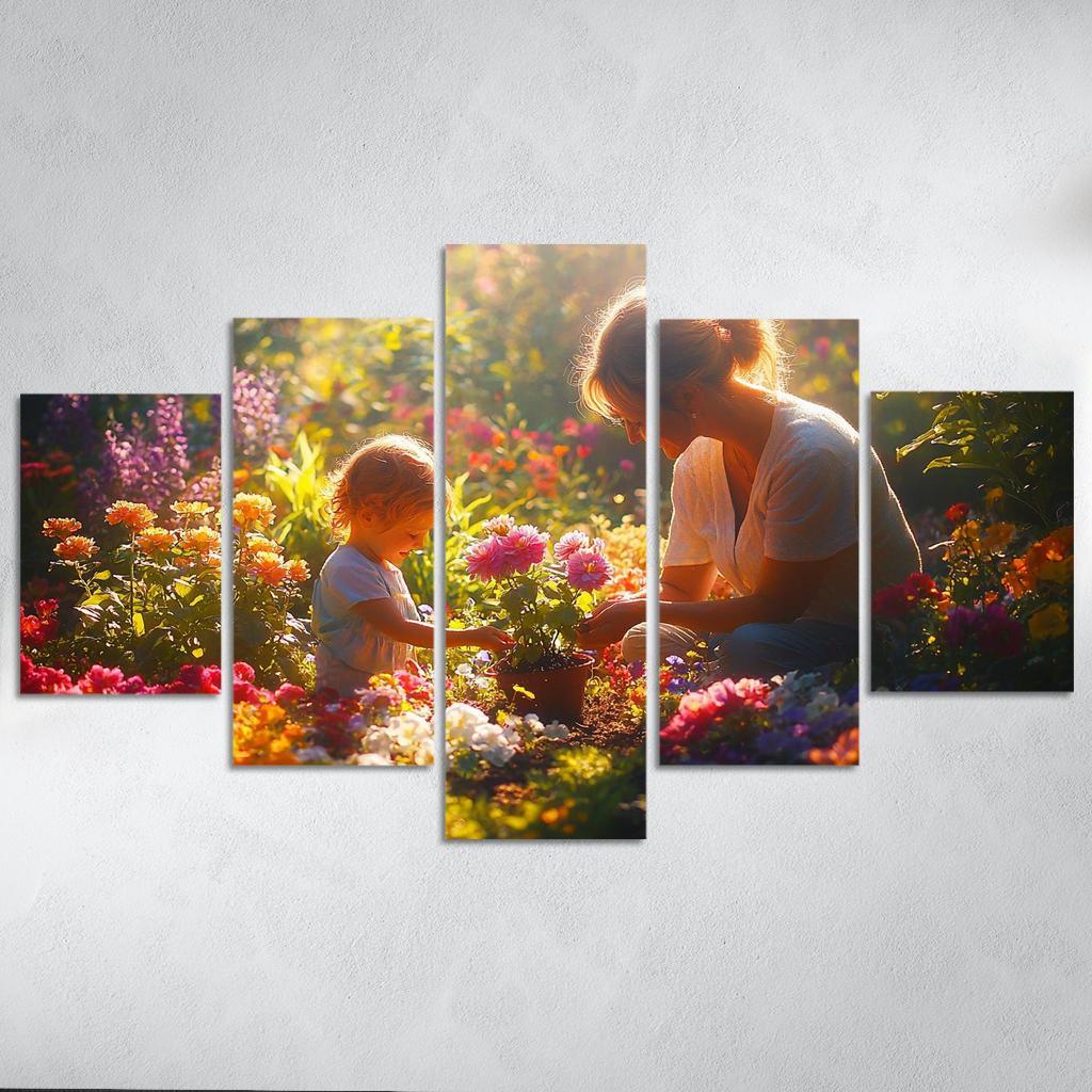 The Garden Of Memories Cultivating Love Custom Paintings Frame