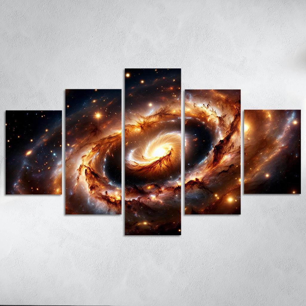 The Phenomenon Of Quasars Abstract Paintings Frame