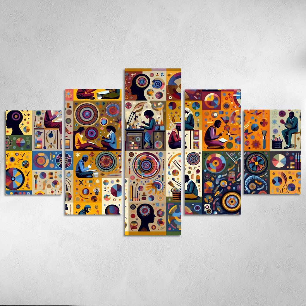 Resilience And Recovery Healing Through Art Multi-panel Paintings