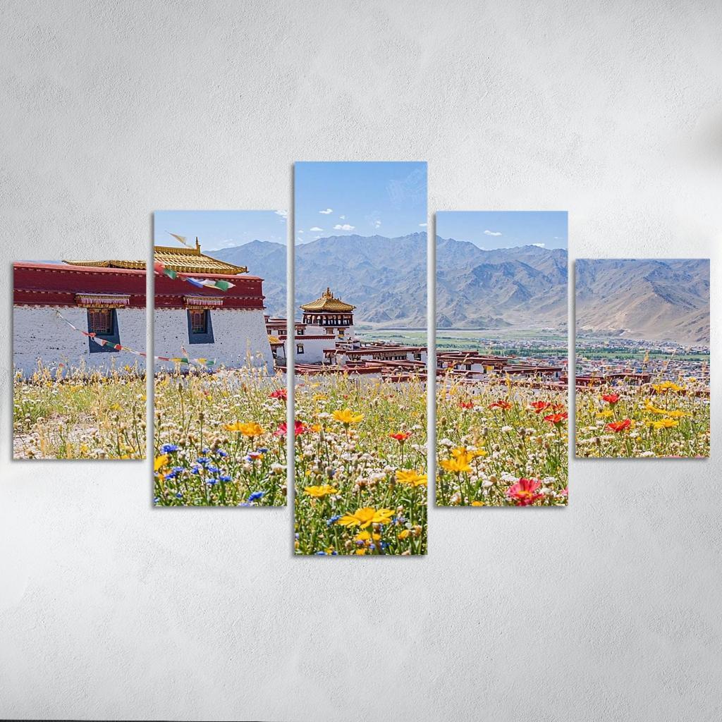 Palace Of Potala Abstract Paintings Frame