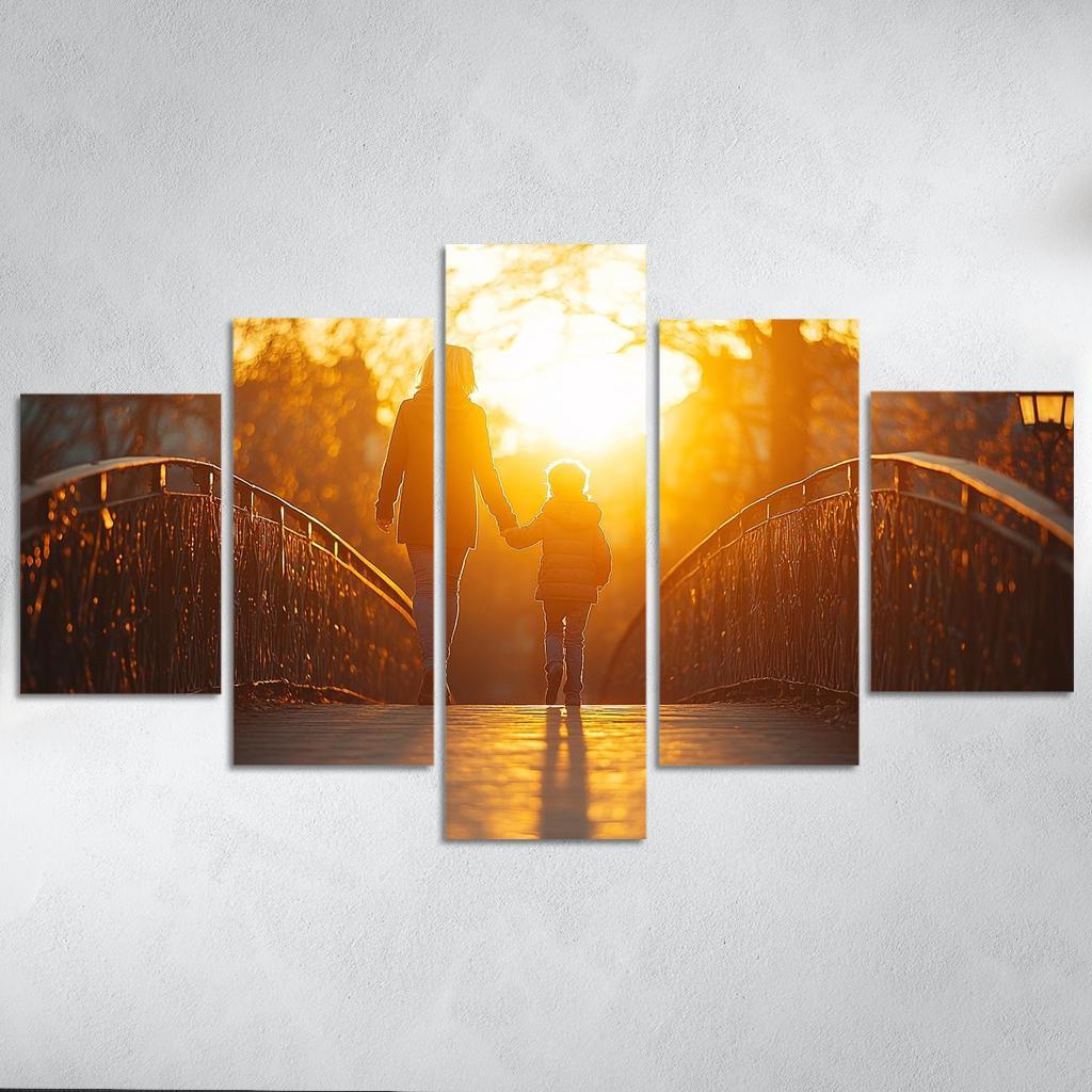 A Bridge Of Connection A Mothers Unbreakable Bond Custom Paintings Frame