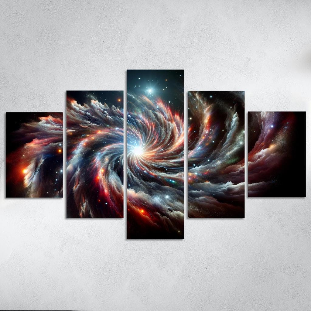 The Role Of Supernovae In Cosmic Chemistry Abstract Paintings Frame