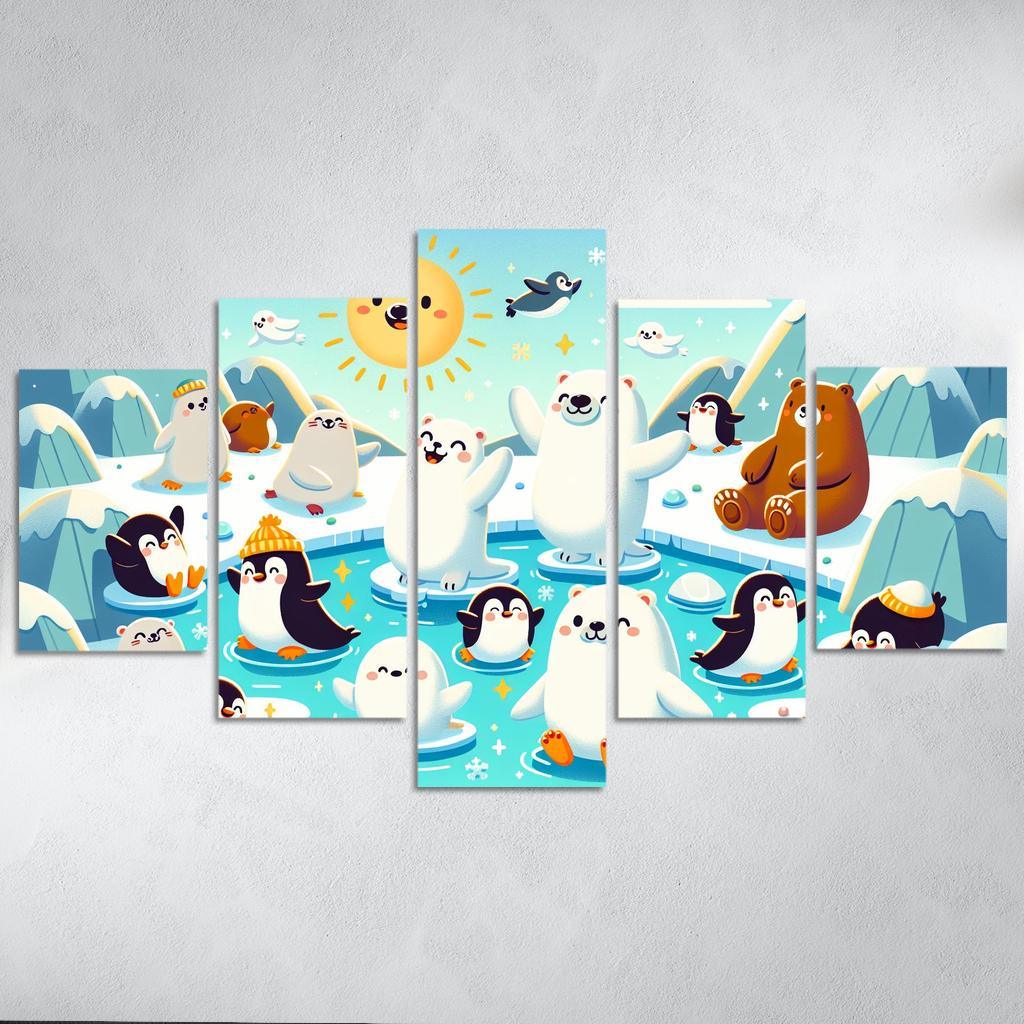 Adventurous Arctic Animals Premium Artwork Frames