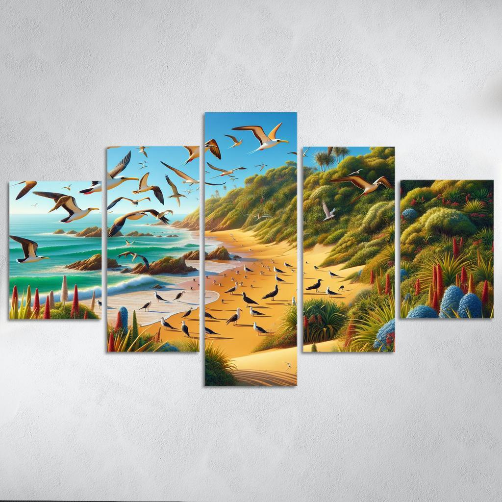 Eagle Nest Beach A Wildlife Sanctuary Custom Paintings Frame