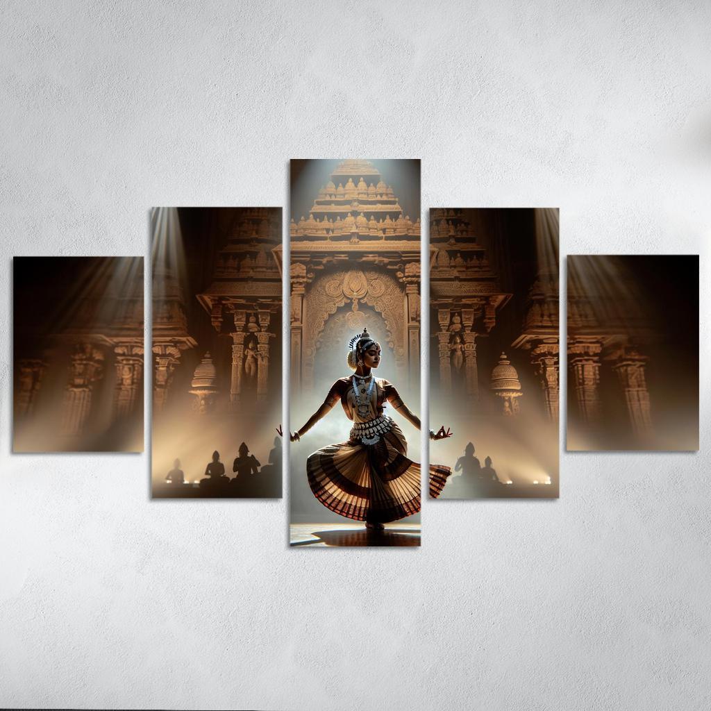 Odissi The Sacred Dance Of Odisha Modern Paintings Frame