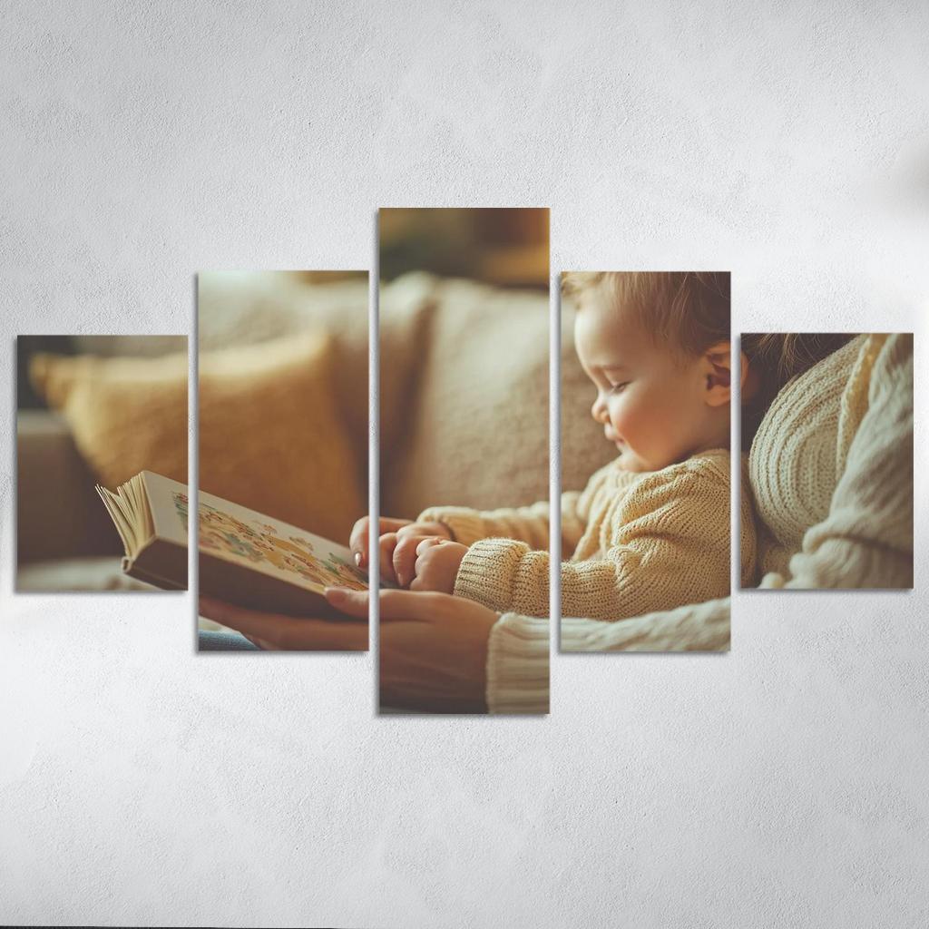 The Nurturing Touch A Mothers Loving Hands Canvas Paintings Frame